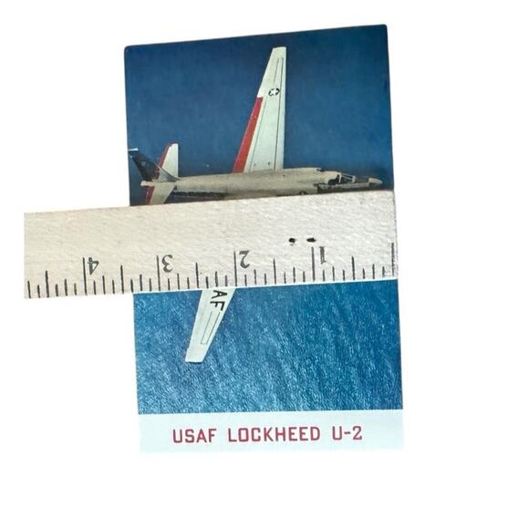 USAF Lockheed U-2 Postcard Unposted Spy Plane High Altitude Recon Jet VTG - Picture 4 of 4